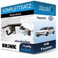 BRINK Anhängekupplung abnehmbar und E-Satz 13polig für VW Touran 05.2015-jetzt