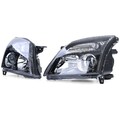 Klarglas Scheinwerfer Set Schwarz passend für Opel Vectra C + Signum 2002-2005