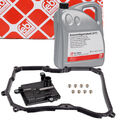 febi Getriebefilter + Dichtung + 5L Getriebeöl für VW GOLF 7 POLO 5 6 09G AQ160
