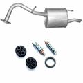 Endschalldämpfer Auspuff + Anbausatz für Toyota Yaris II 1.0 VVTi  12V 69PS 51kW