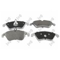 1x ORIGINAL® Abakus 231-01-130 Bremsbelagsatz, Scheibenbremse Vorne, exkl.