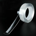 Doppelseitiges Klebeband Transparent/Rot Nano Band Tape beidseitig extra stark