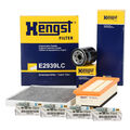 HENGST Filterset + 4x ORIGINAL Zündkerze für FIAT GRANDE PUNTO EVO 199 1.2 1.4