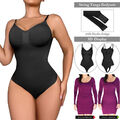Damen Bauchweg Taillenmieder Shaping Miederbody Shapewear Body Thong Bodysuit