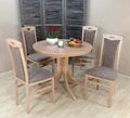 2 x Stuhl massivholz Buche natur cappuccino Esszimmer Stuhlset 2er Set design