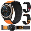 Rugged Nylon Armband Für Garmin Fenix E/8/7/7X 6/6X Pro 5/5X Plus 3HR Quick Fit