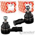 2x FEBI SPURSTANGENKOPF LINKS+RECHTS für OPEL CORSA A-C TIGRA COMBO + SMART 451