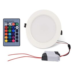 4er Set LED Einbaustrahler RGB Dimmbar 5W 10W Farbwechsel Deckenleuchte Strahler