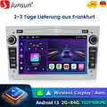 Android 13 Für Opel Astra H Corsa C/D Zafira B 7'' Autoradio Wifi Carplay 2+64GB