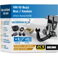 ANHÄNGERKUPPLUNG für VW ID Buzz ab 23 vert. abnehmbar BRINK +7pol E-Satz ECS