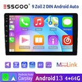 4+64G 9 Zoll 2 DIN Android13 Carplay Autoradio GPS Navi FM RDS Bluetooth SWC USB