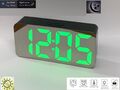 Digital Wecker Tischuhr Uhr Alarmwecker Snooze Spiegel Uhr DS-3622X Grün Schwarz