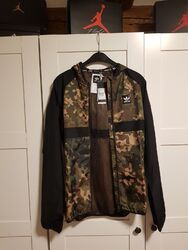 Adidas Originals Windbreaker AOP Camouflage Size S Camo Jacket Jacke Zip Hoodie