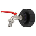 IBC Adapter S100x8 Grobgewinde - 3/4" Kugelhahn Auslaufventil Regenwassertank