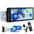 6.86 Zoll Autoradio 1Din Touchscreen USB Apple Carplay Android Auto Bluetooth FM
