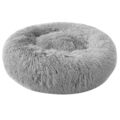 Festnight  Bed Dog Bed Soft Plush Round  Bed Warming Washable Round D8Y5