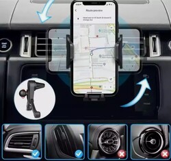 Handyhalterung Auto Handy Halterung Lüftungsgitter KFZ Handyhalter Autohalterung