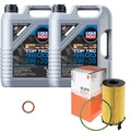MAHLE Ölfilter LIQUI MOLY Top Tec 4600 5W-30 10 L für VW Touareg 3.0 V6 TDI