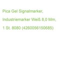 Pica Gel Signalmarker 8080 Industriemarker Weiß 8,0 Mm, 1 St. (4260056150685)