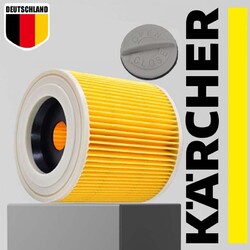 NEU Patronenfilter geeignet für Kärcher Staubsauger WD2 WD3 3.200 3.500 Kit MV2