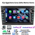 Android14 Apple Carplay Autoradio GPS Für Opel Astra H Corsa C D Vectra Zafira B