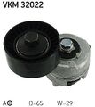 SKF Spannrolle, Keilrippenriemen Unten u.a. für ALFA ROMEO, FIAT, LANCIA