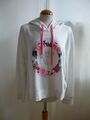 Hoodie Sweatshirt Kapuzenshirt MARC CAIN Gr.N6 44 weiß pink Leo Kapuze