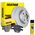 TEXTAR Bremsensatz Audi A5 Coupe 8T3 300mm HINTEN Voll Bremsenreiniger