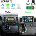 DAB+ 9" Android 15 Autoradio Carplay FM GPS Navi für VW T6 Transporter Multivan