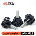 Feststellschraube Sterngriffschraube Klemmschraube M5 M6 M8 M10 Gewinde Schraube