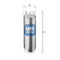 Kraftstofffilter Filtereinsatz 31.849.00 UFI für VW MULTIVAN T5 MULTIVAN T6