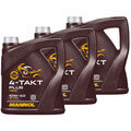 Motoröl MANNOL 4-Takt Plus API SL 10W40 3x 4 Liter für AJP BMW Ducati Kawasaki