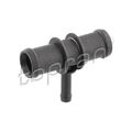 1x Kühlmittelflansch TOPRAN 116 861 passend für AUDI PORSCHE SEAT SKODA VW
