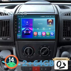 DAB+64GB Android 14 Autoradio CarPlay Navi RDS Für Fiat Ducato Citroën 2007-2023