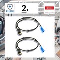 2x ORIGINAL® Bremi 50251 Sensor, Raddrehzahl Vorne für Peugeot 206 Cc 206