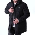 Fred Perry Jacke Herren Gr.M Parka Puffer Steppjacke Übergangsjacke Navy 153407