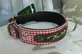 Hunter Hunde Halsband Oktoberfest Edelweiß Swiss Bayern 50 cm ehemaliger UVP  69