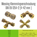 Klemmringverschraubung Klemmring Messing M8 M10 M12 M16 M18 M20 M22 M24 M30 👍