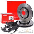 BREMBO BREMSSCHEIBEN SPORT MAX +BELÄGE+WK VORNE FÜR VW BORA 1J GOLF 4 NEW BEETLE