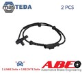 CCZ1677ABE ABS SENSOR DREHZAHLFÜHLER ABE 2PCS FÜR ABARTH GRANDE PUNTO