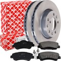 FEBI BREMSSCHEIBEN 266mm+ BELÄGE VORNE passend für PEUGEOT 308 2 +SW/Kombi 2013-