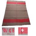 original schweizer wolldecke Armeedecke Decke Pferdedecke Wolle  gebr. 200x140cm