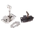  2 Pcs Alte Möbelschlösser Schloss Mit Schlüssel Schranktürschloss