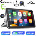 2+64GB Android 13 Carplay DAB+ Autoradio GPS Navi 1 DIN 360° Drehbar Bildschirm