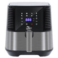 5,5L Heißluftfritteuse Heißluft Fritteuse Edelstahl Airfryer Touch LCD Display
