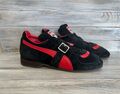 Vintage Puma Made In West Germany Herren Buckle Sneakers schwarz rot sehr selten