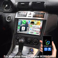 9" 4+64GB Carplay Autoradio Android 13 Für Mercedes Benz C-Klasse W203 C209 NAVI