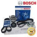 BOSCH ZAHNRIEMEN + ROLLE WASSERPUMPE RIEMENSPANNER FÜR AUDI A3 VW GOLF BORA 1.6