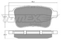 TOMEX Brakes Bremsbelagsatz Scheibenbremse TX 15-85 für MERCEDES CITAN W415 108