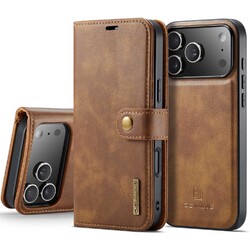 Leder Hülle Für iPhone 17 Pro Max 16 15 14 13 12 11 Handy Tasche Wallet Magnet